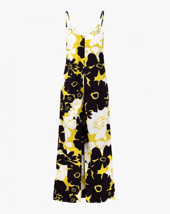 Cala de la Cruz Printed Jumpsuit Size XS Multi cotton