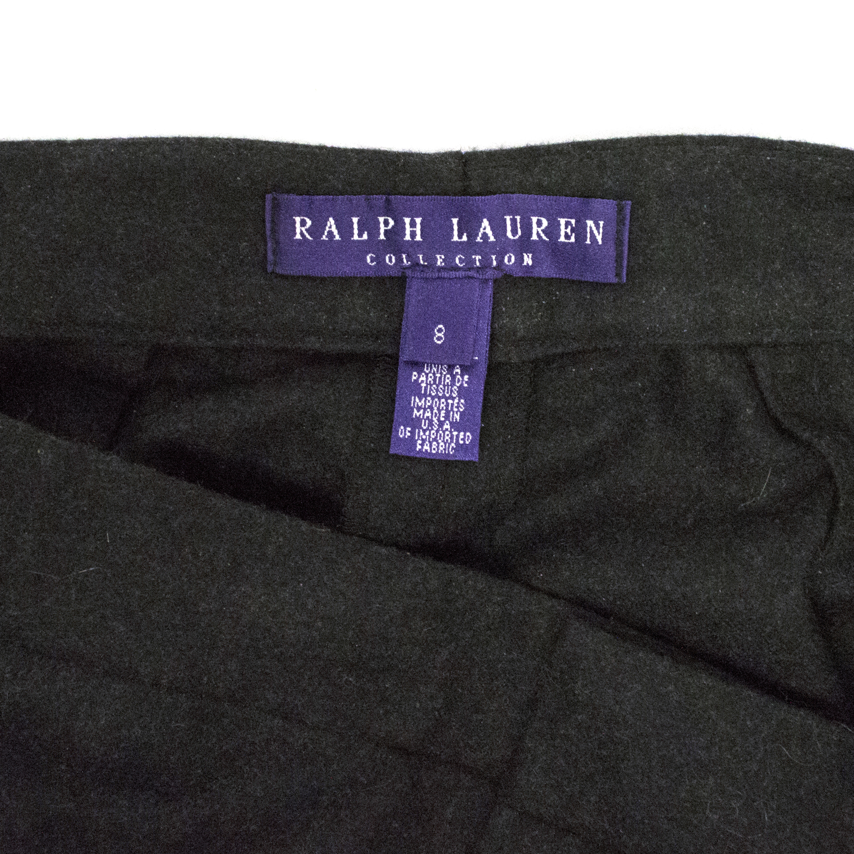 Preowned Ralph Lauren Collection Dark Grey Trousers Size M wool