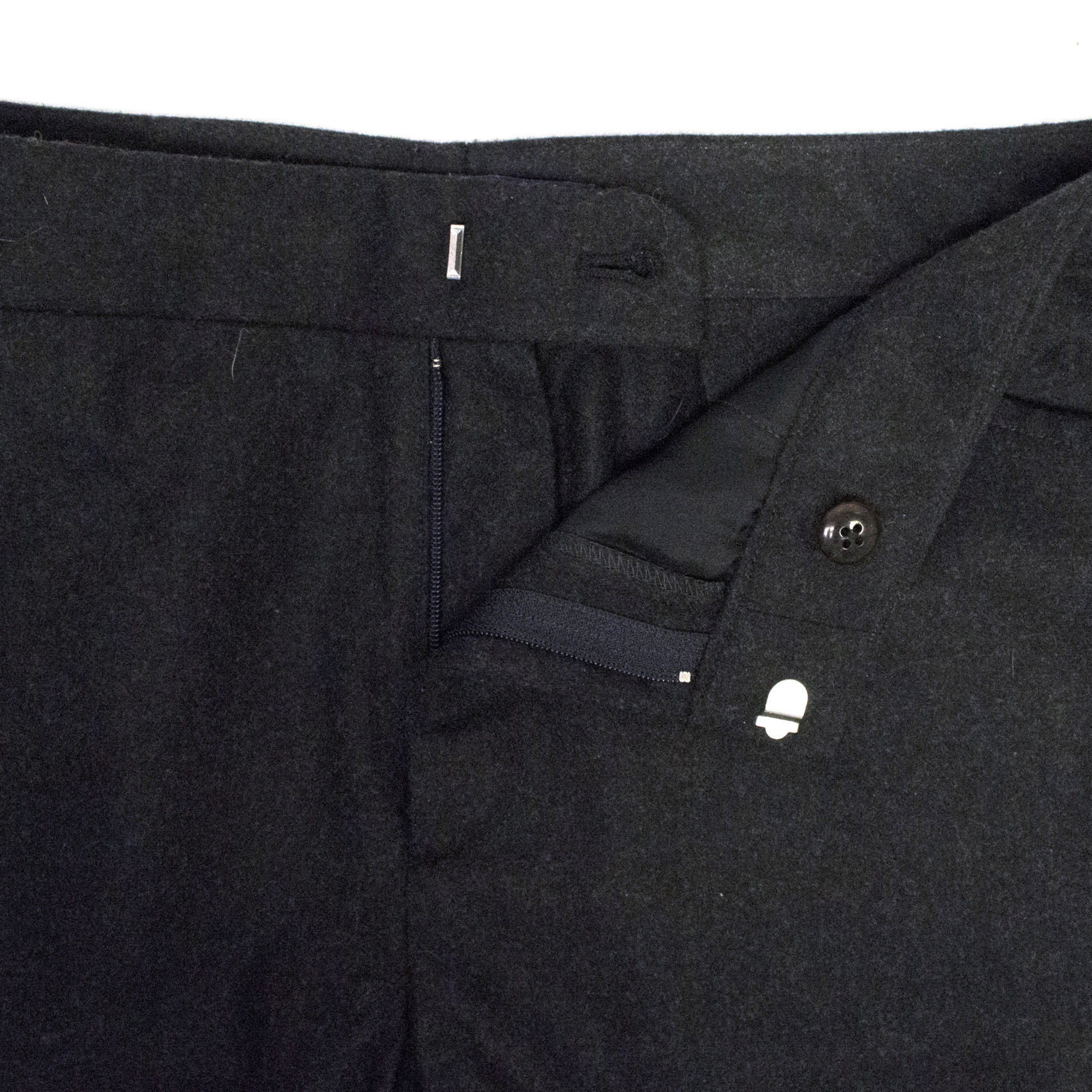 Preowned Ralph Lauren Collection Dark Grey Trousers Size M wool