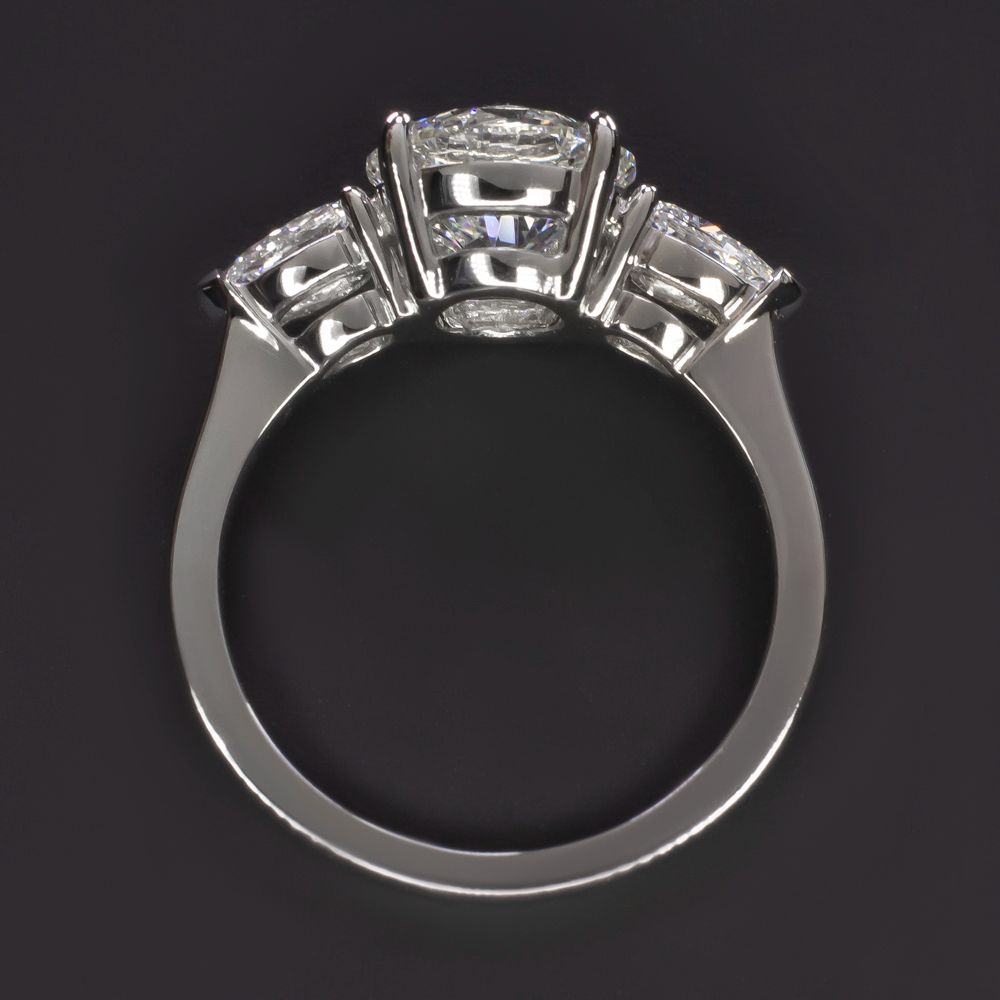 Verde 2ct IGI Certified Lab-grown Round Cut Diamond Ring Silver k white gold/lab-grown diamond