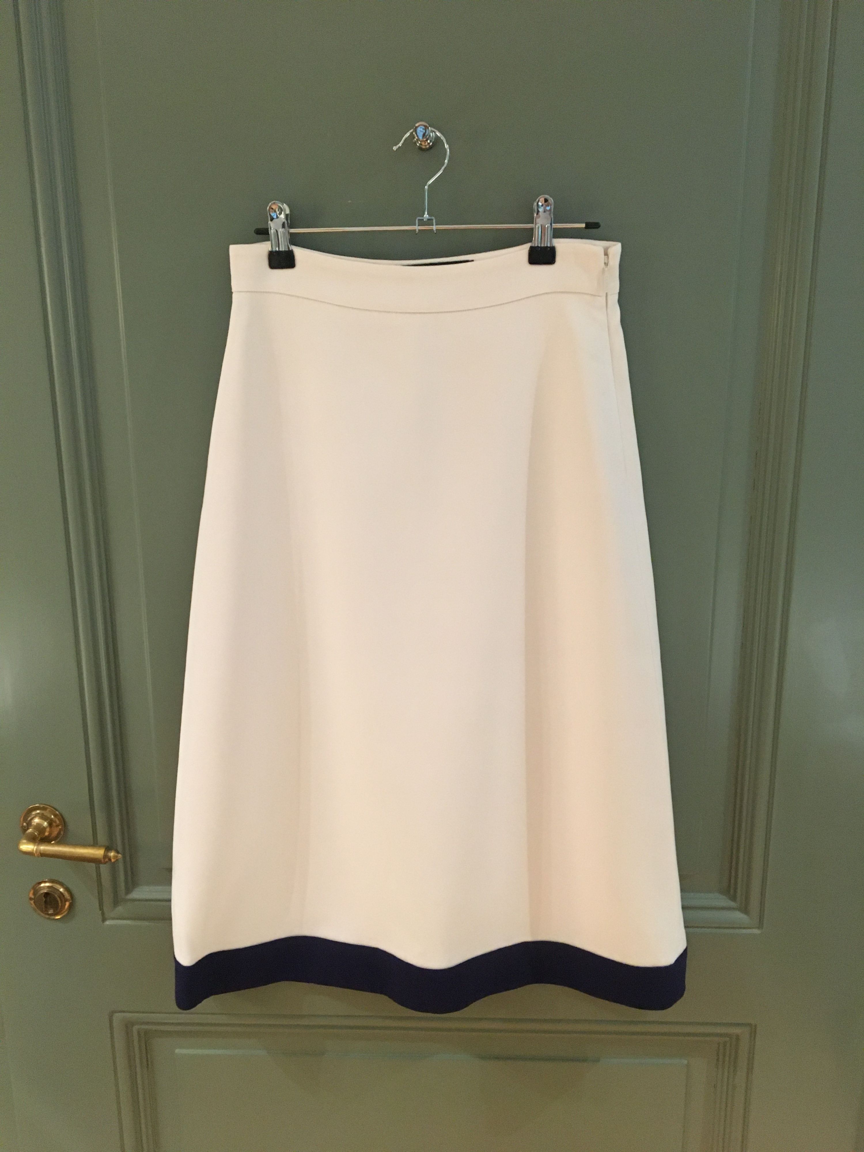 Gucci Cream and Black Midi Skirt Size S mixed-see photo of label