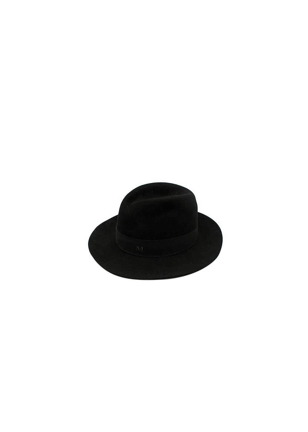 Maison Michel Black Felt Hat