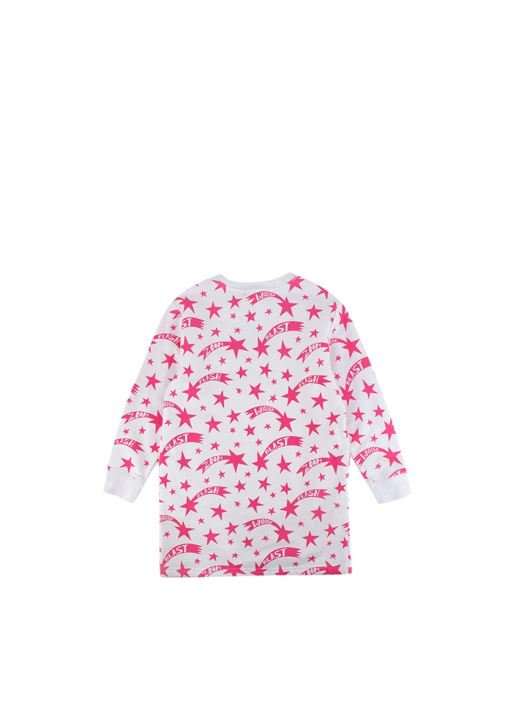 Boys Stella McCartney White  Pink Star Print Jersey Dress Size 6 Years cotton