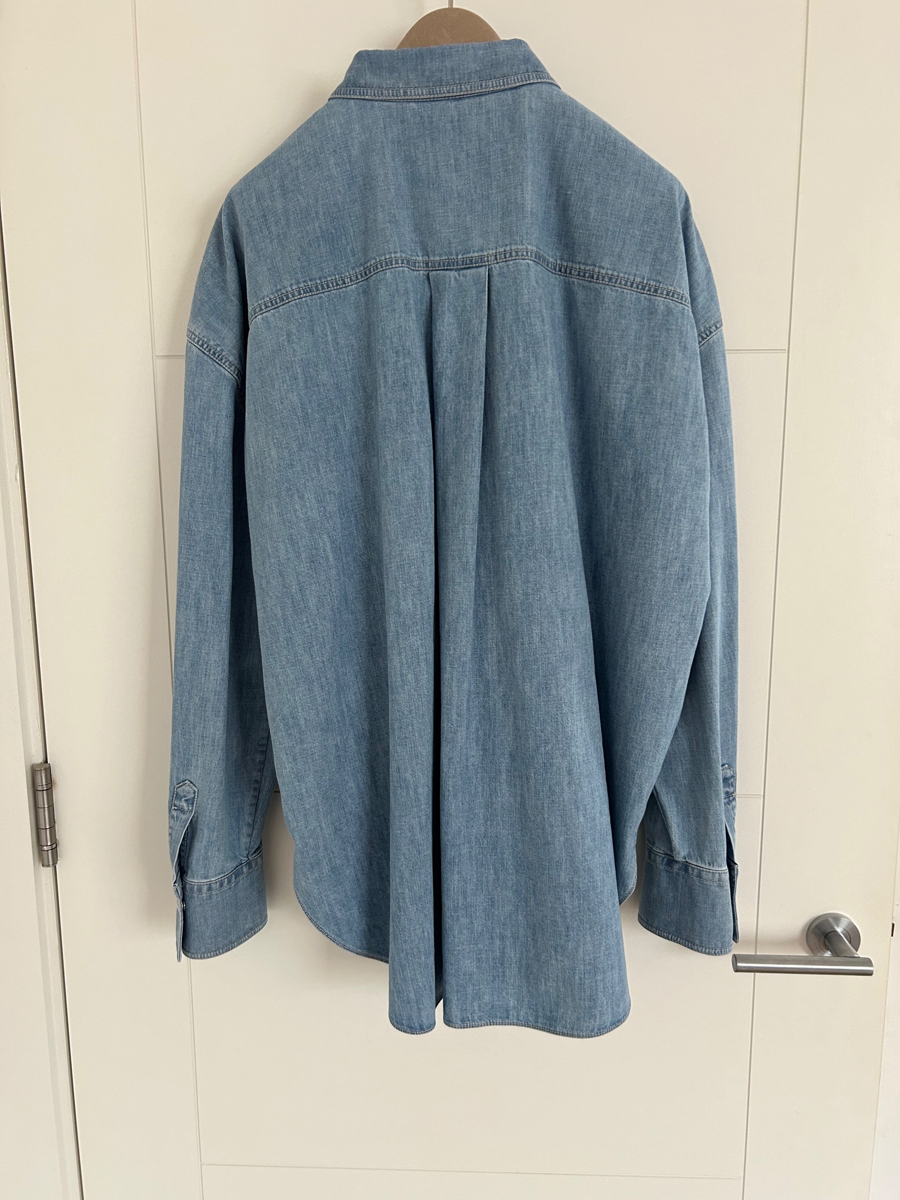 Brunello Cucinelli Denim Shirt Size XL Blue cotton