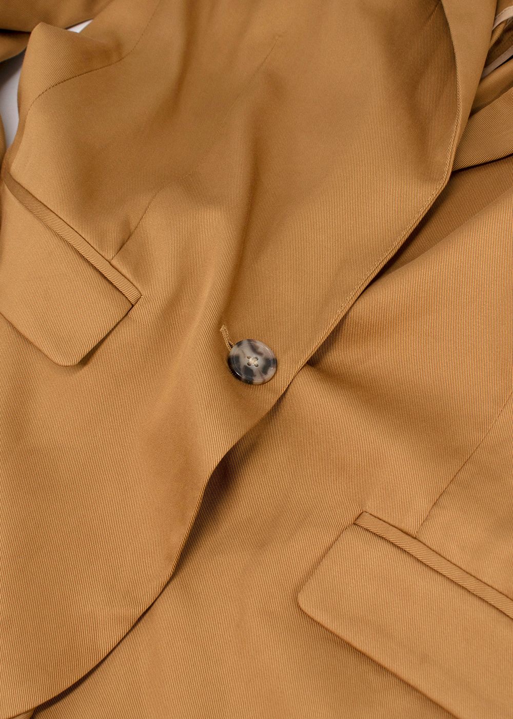 Jcrew Gramercy Twill Alfie Blazer  Trousers Size XS brown lyocell