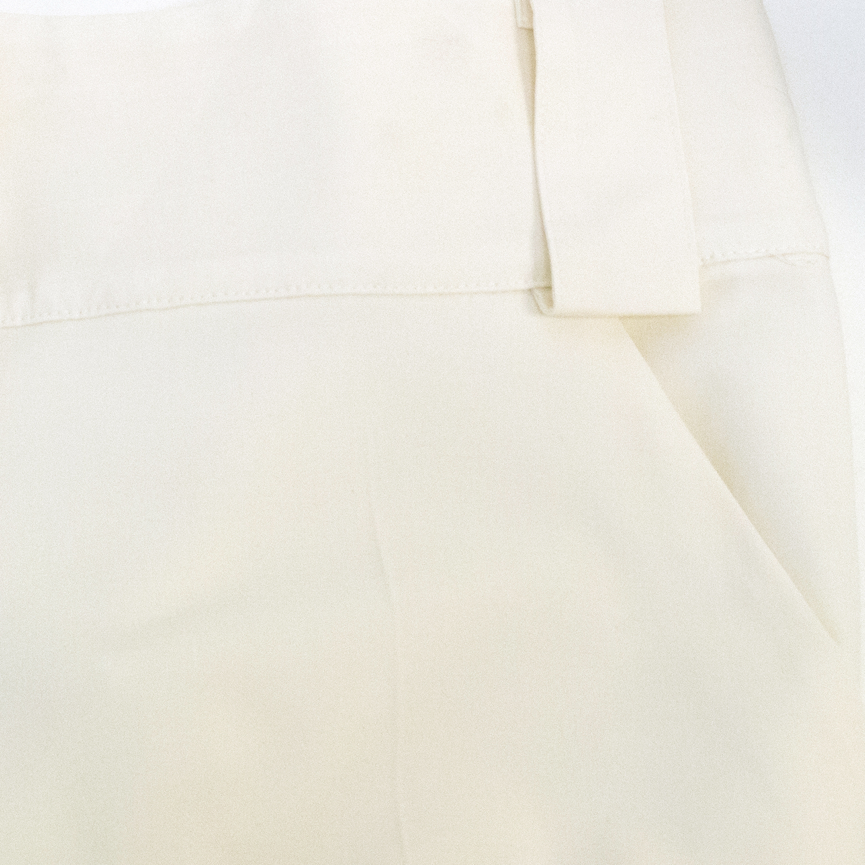 Preowned JC De Castelbajac Cream Trousers Size S White viscose