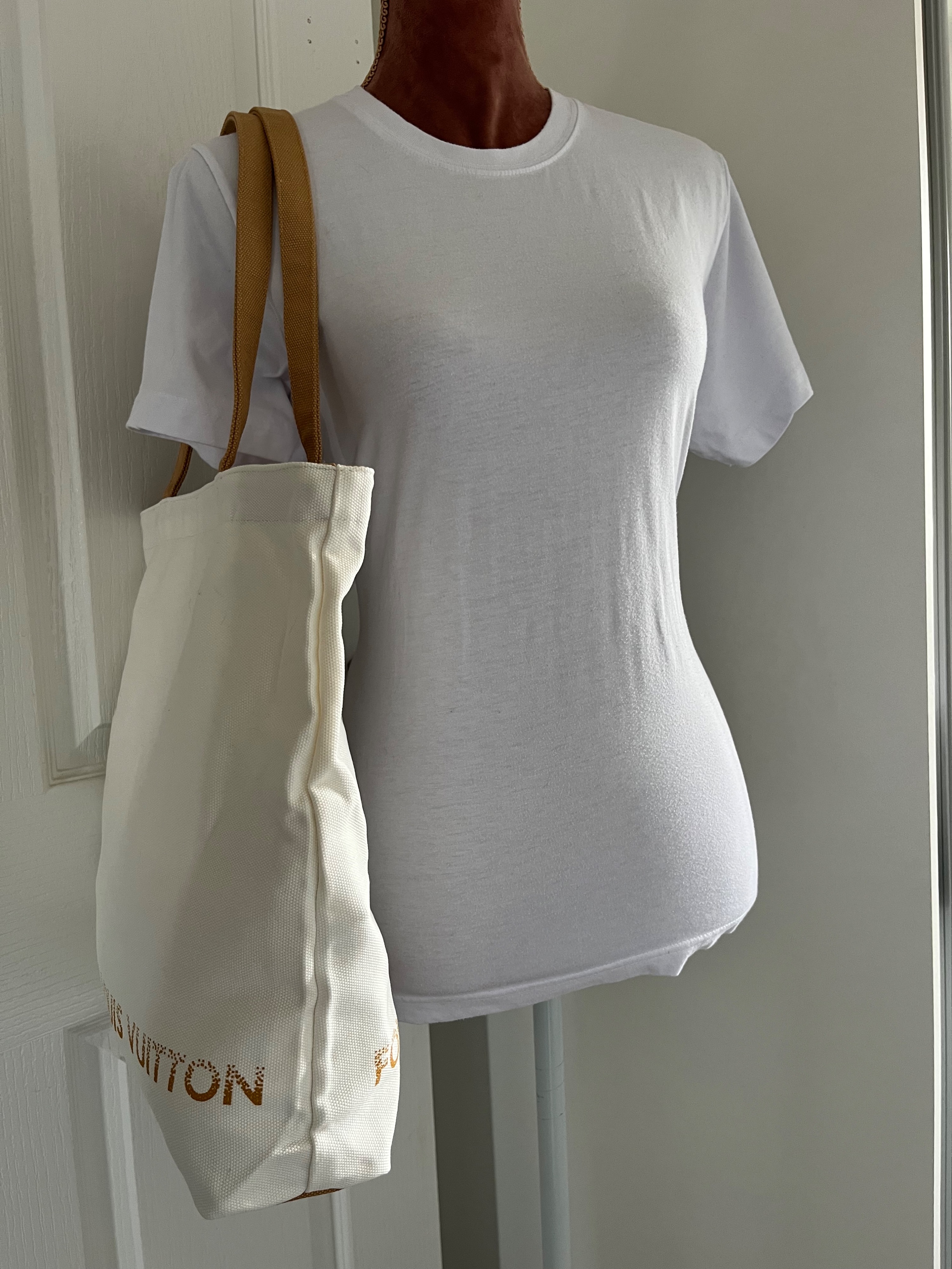 Louis Vuitton Charity Foundation tote bag White cloth