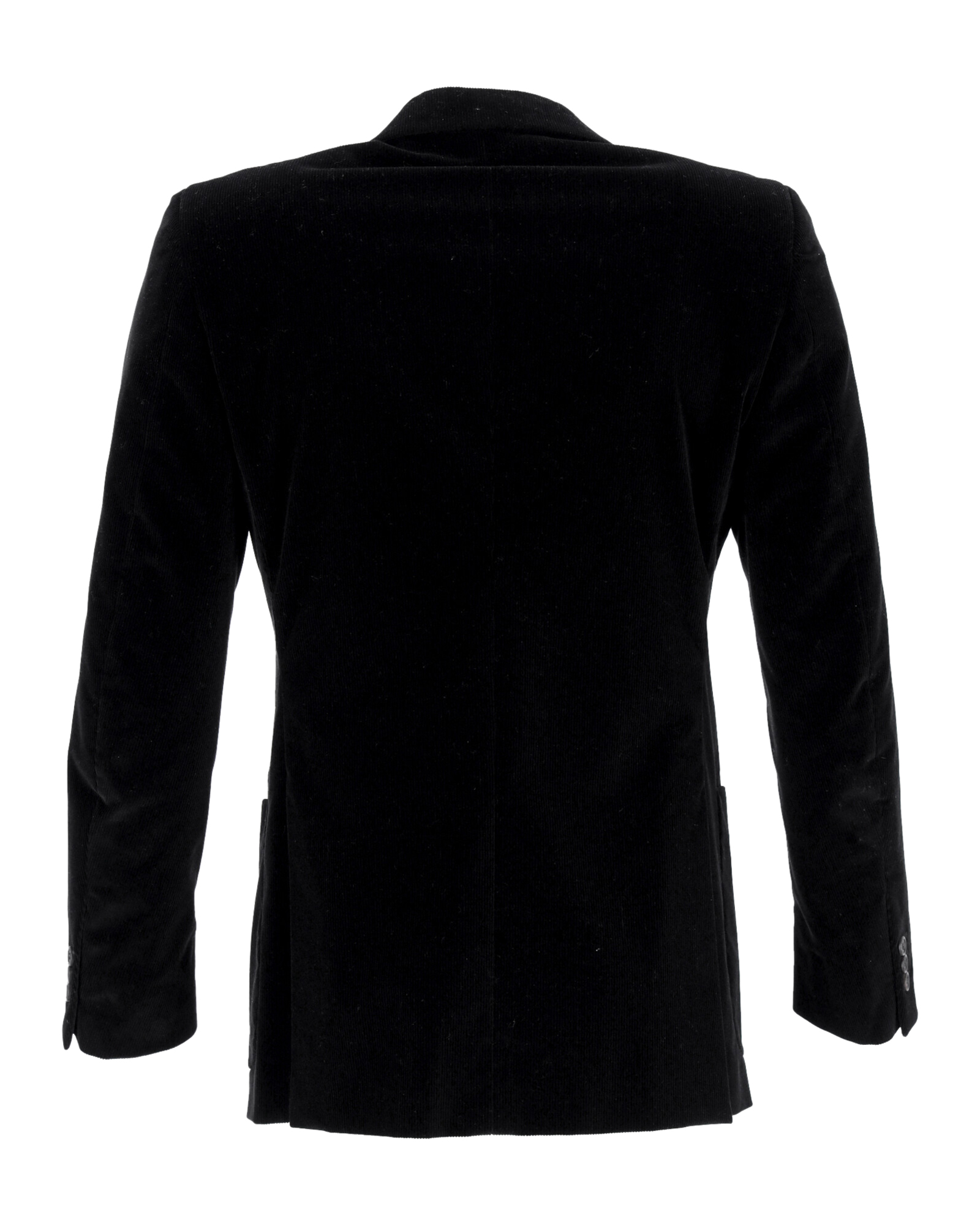 Prada Black Velvet Single-Breasted Blazer Size XL