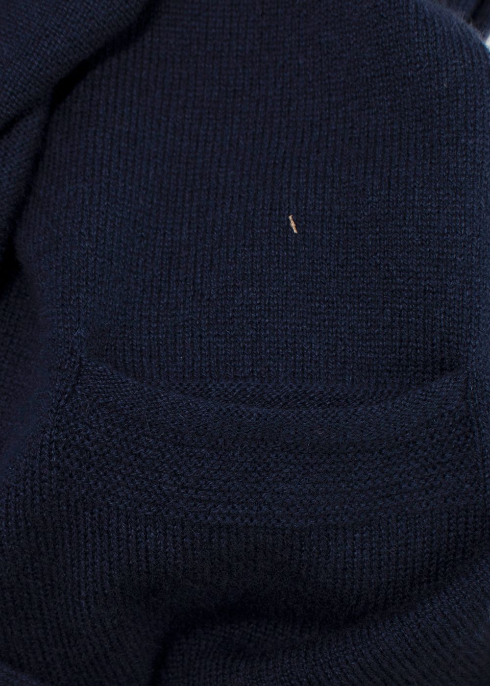 Preowned Loro Piana Navy Cashmere Open Cardigan Size M