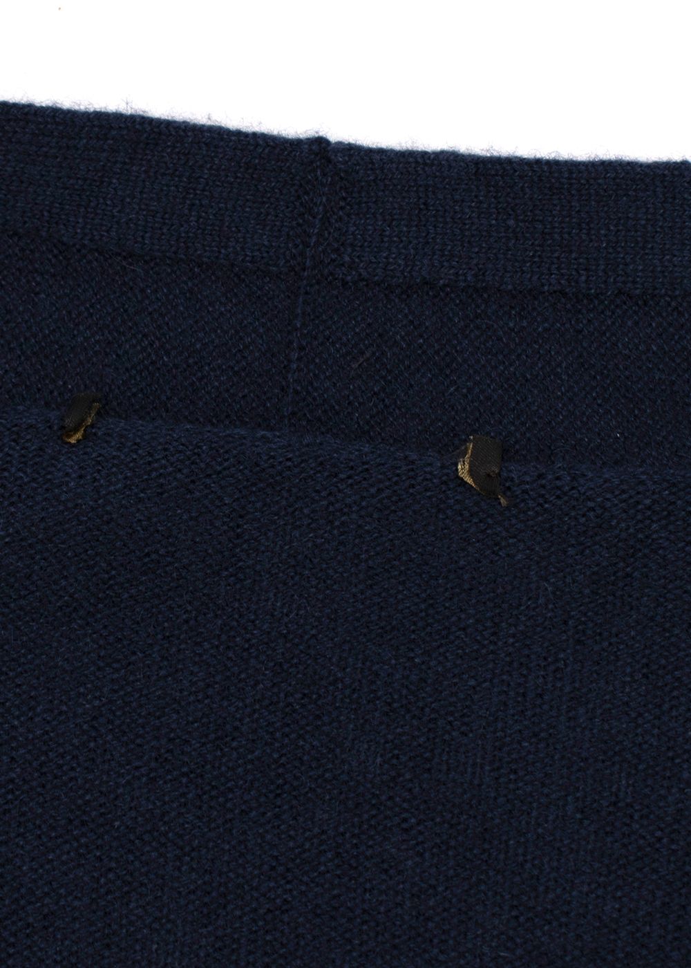 Preowned Loro Piana Navy Cashmere Open Cardigan Size M