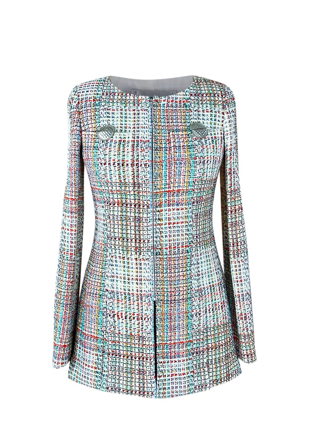 Chanel Multicolour Tweed Jacket Size S multicolor