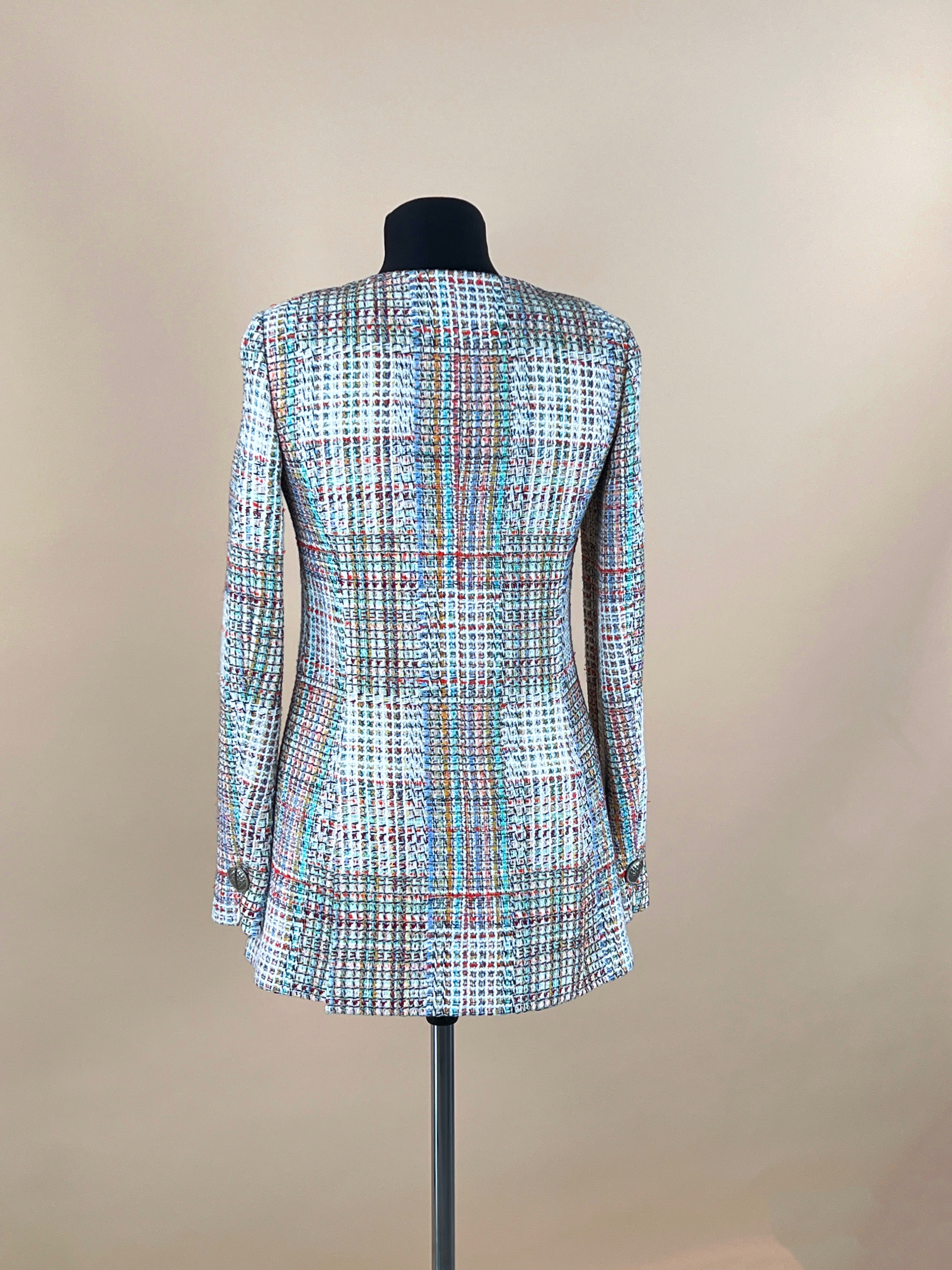 Chanel Multicolour Tweed Jacket Size S multicolor