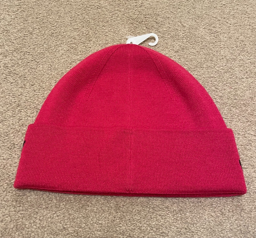 Givenchy Pink Logo Intarsia Beanie wool