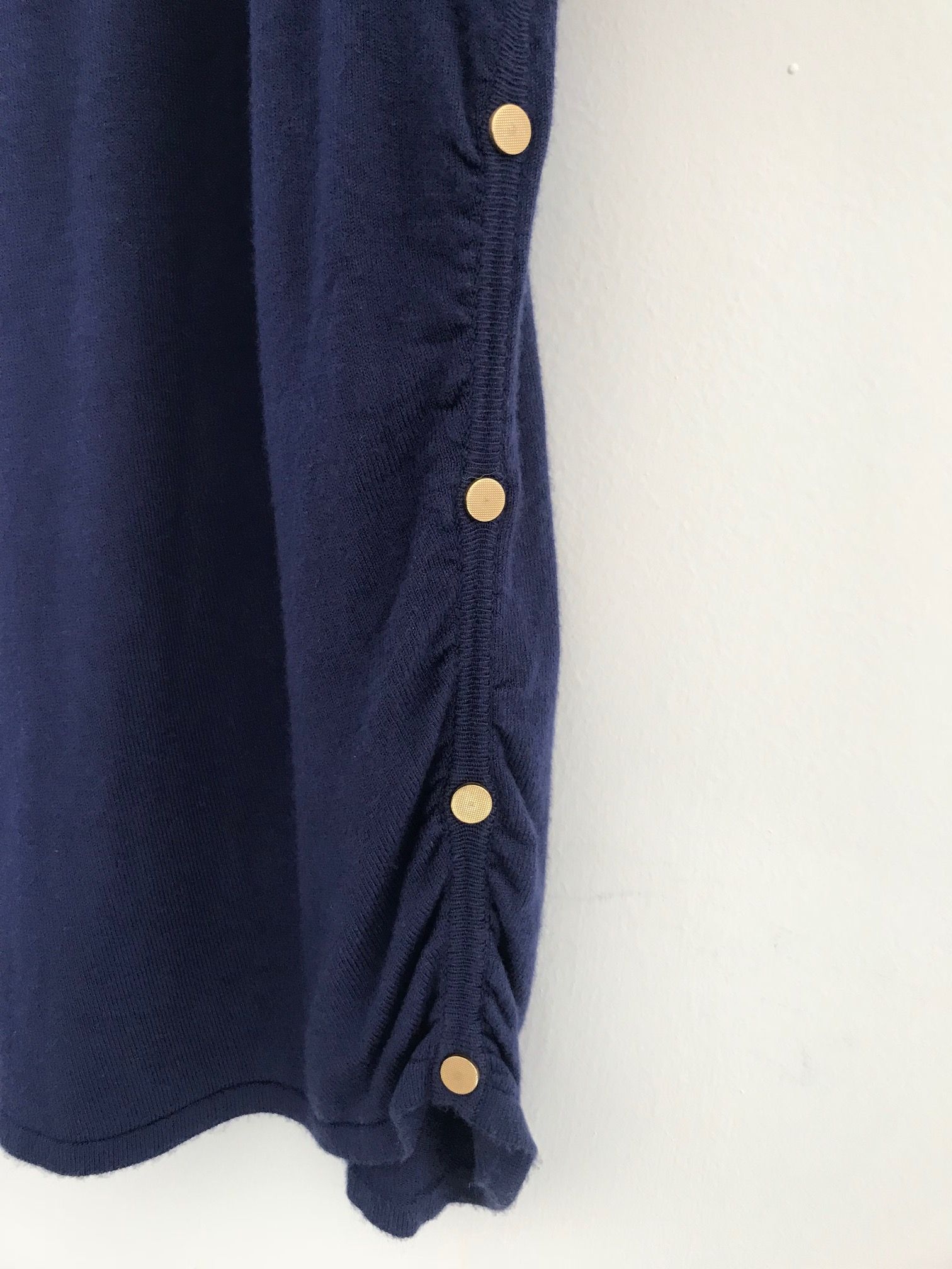 Trussardi TRUSARDI Blue Stretch Dress Size S viscose