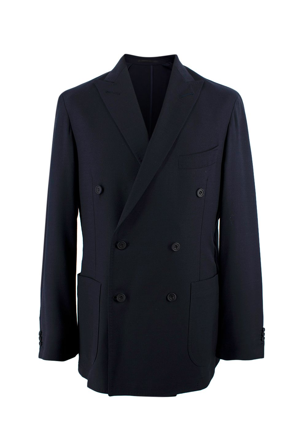 Preowned Sartor Navy Blazer wool