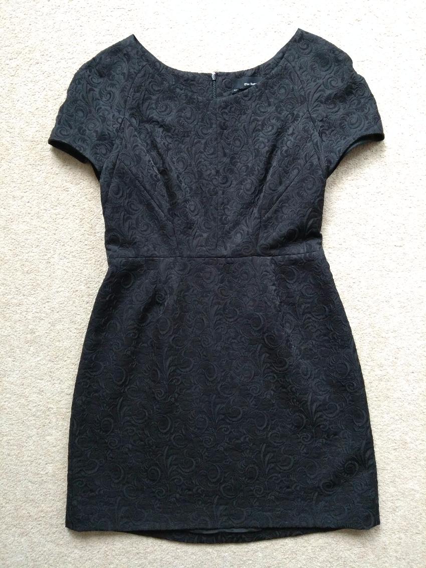 Preowned The Kooples jacquard dress Size M Black cotton