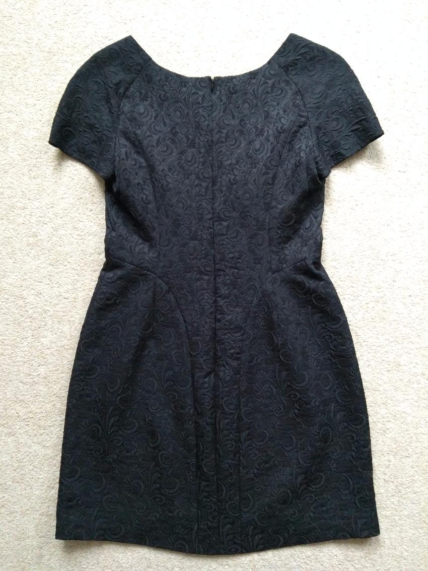 Preowned The Kooples jacquard dress Size M Black cotton