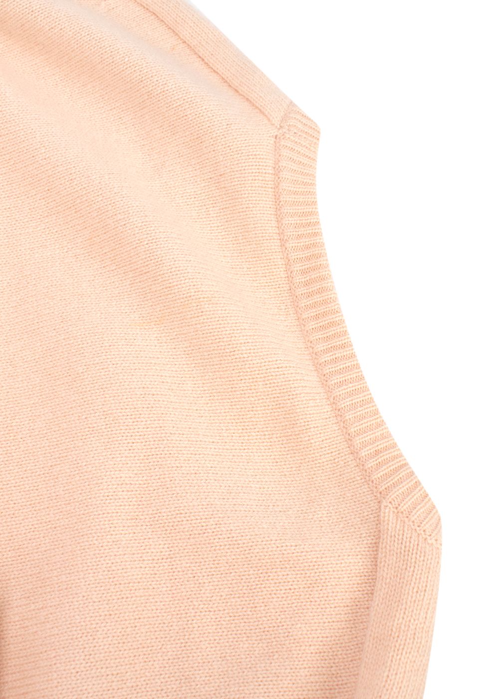 Chloe Cropped Sleeve Cashmere Jumper Size M Pinky Beige