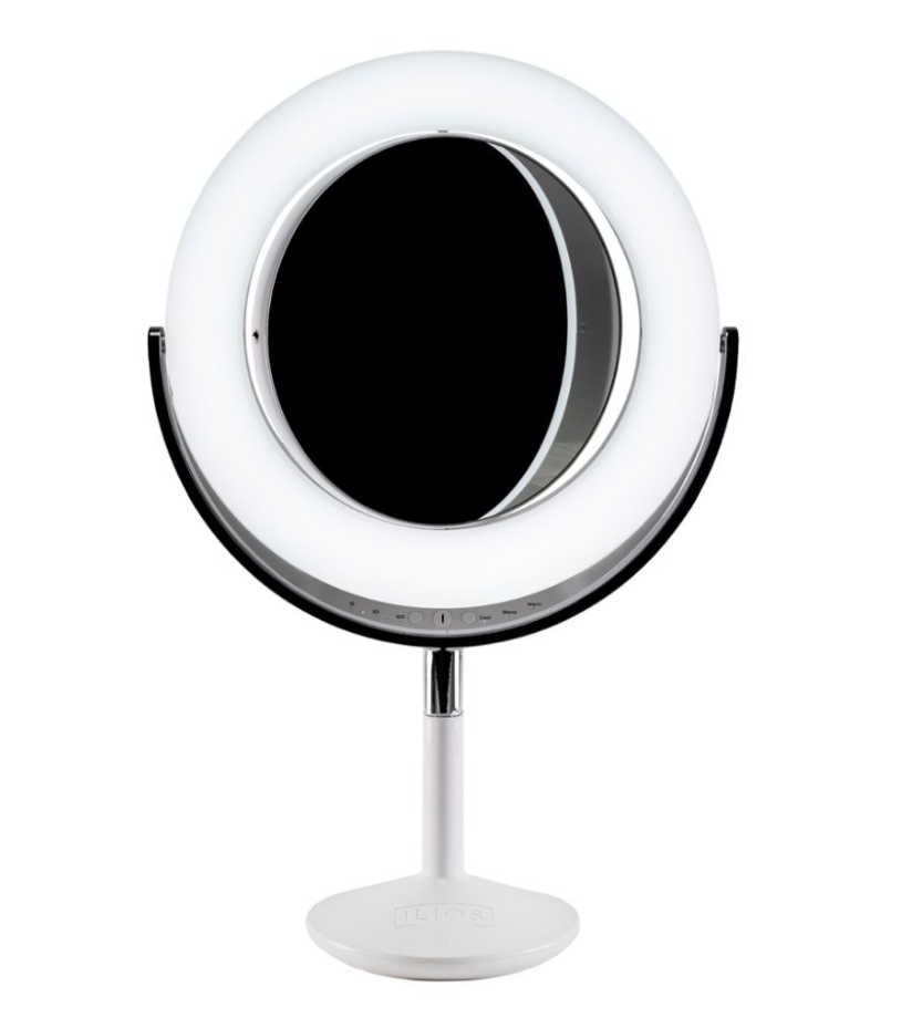 Men's llios Ilios Beauty Ring Light Mirror Silver aluminum