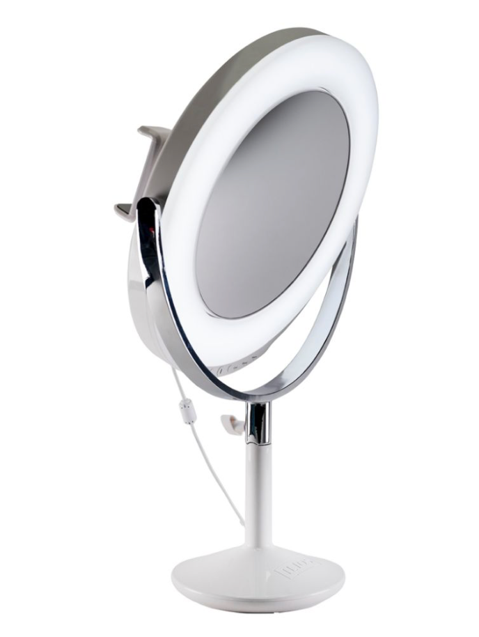 Men's llios Ilios Beauty Ring Light Mirror Silver aluminum