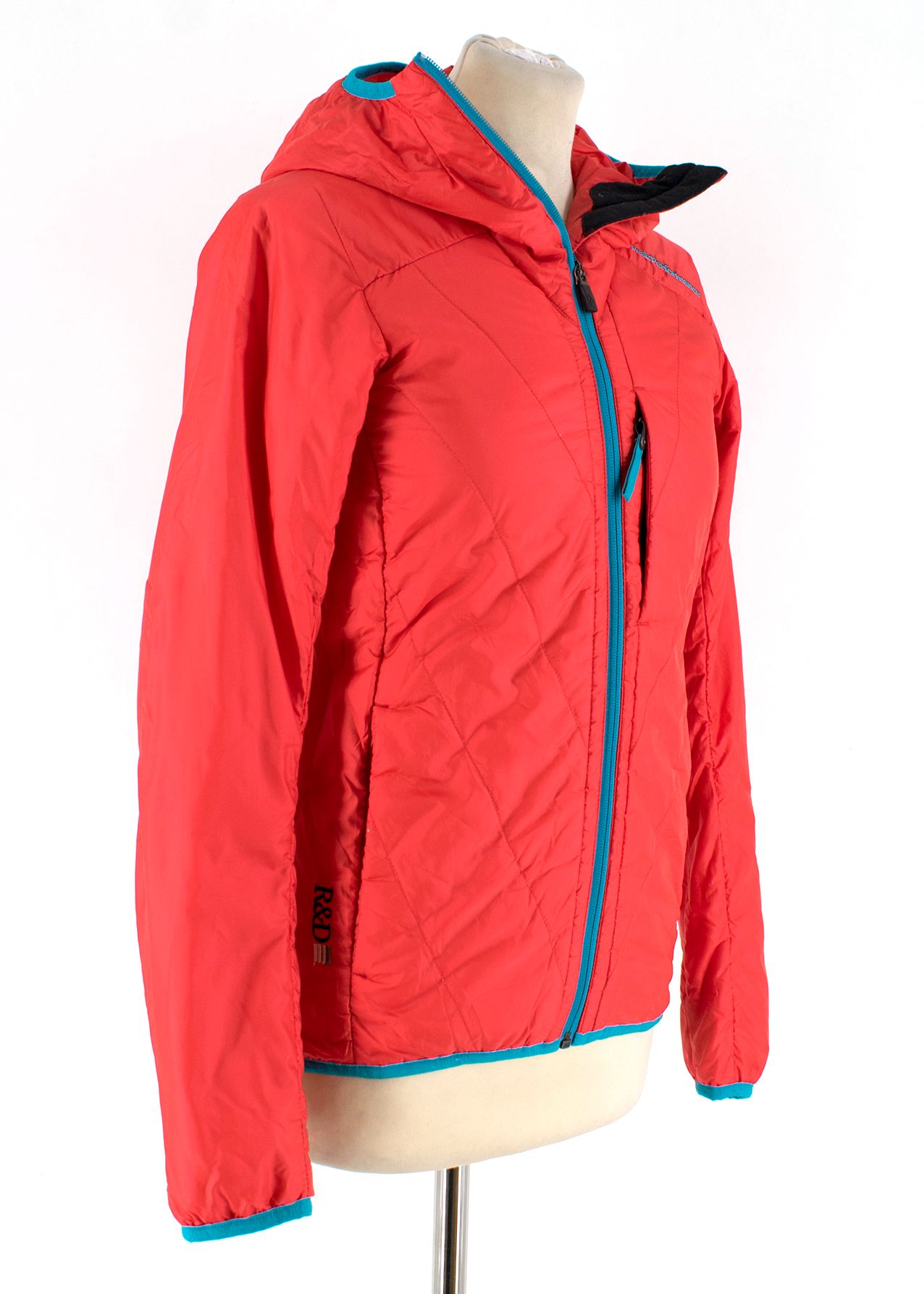 Peak Performance Red Zipped-Down Puffer Jacket Size XS polyester