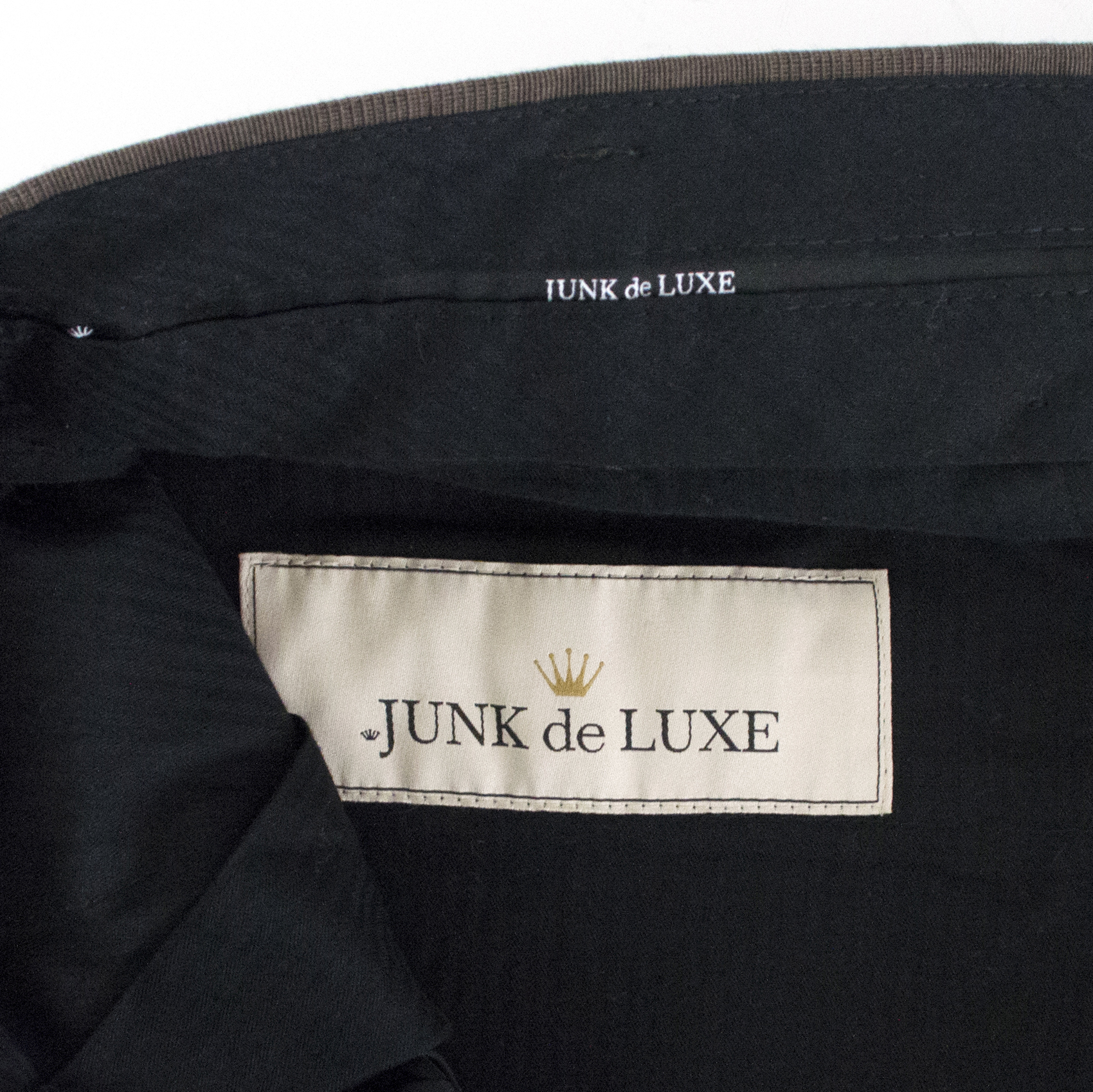 Junk de Luxe checked trousers Size 34 Tan/Brown cotton