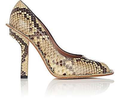 Marni runway python pump Size 41 Tan/Brown leather