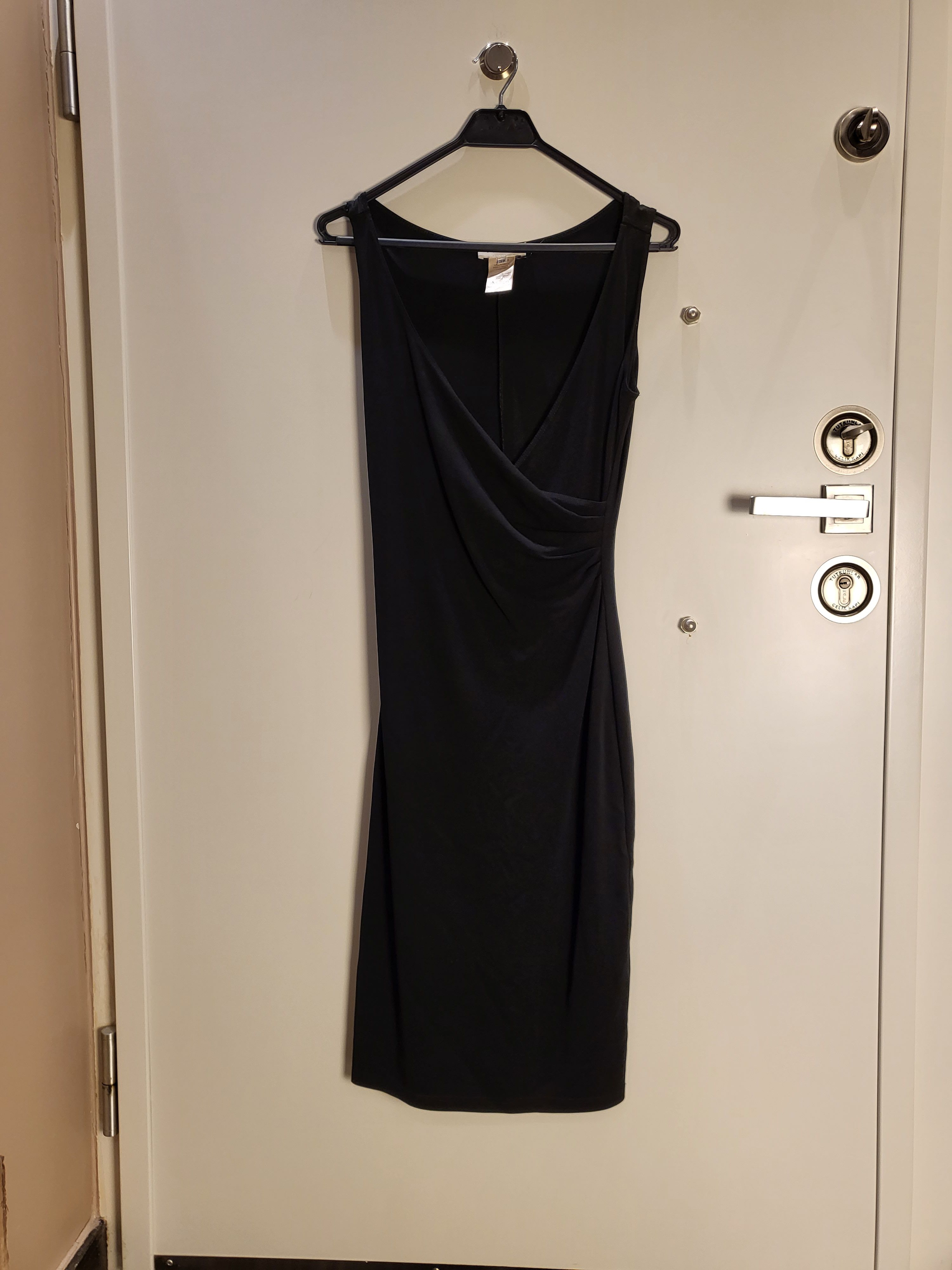 Preowned Celine Vintage Black Sleeveless Midi Dress Size XS viscose