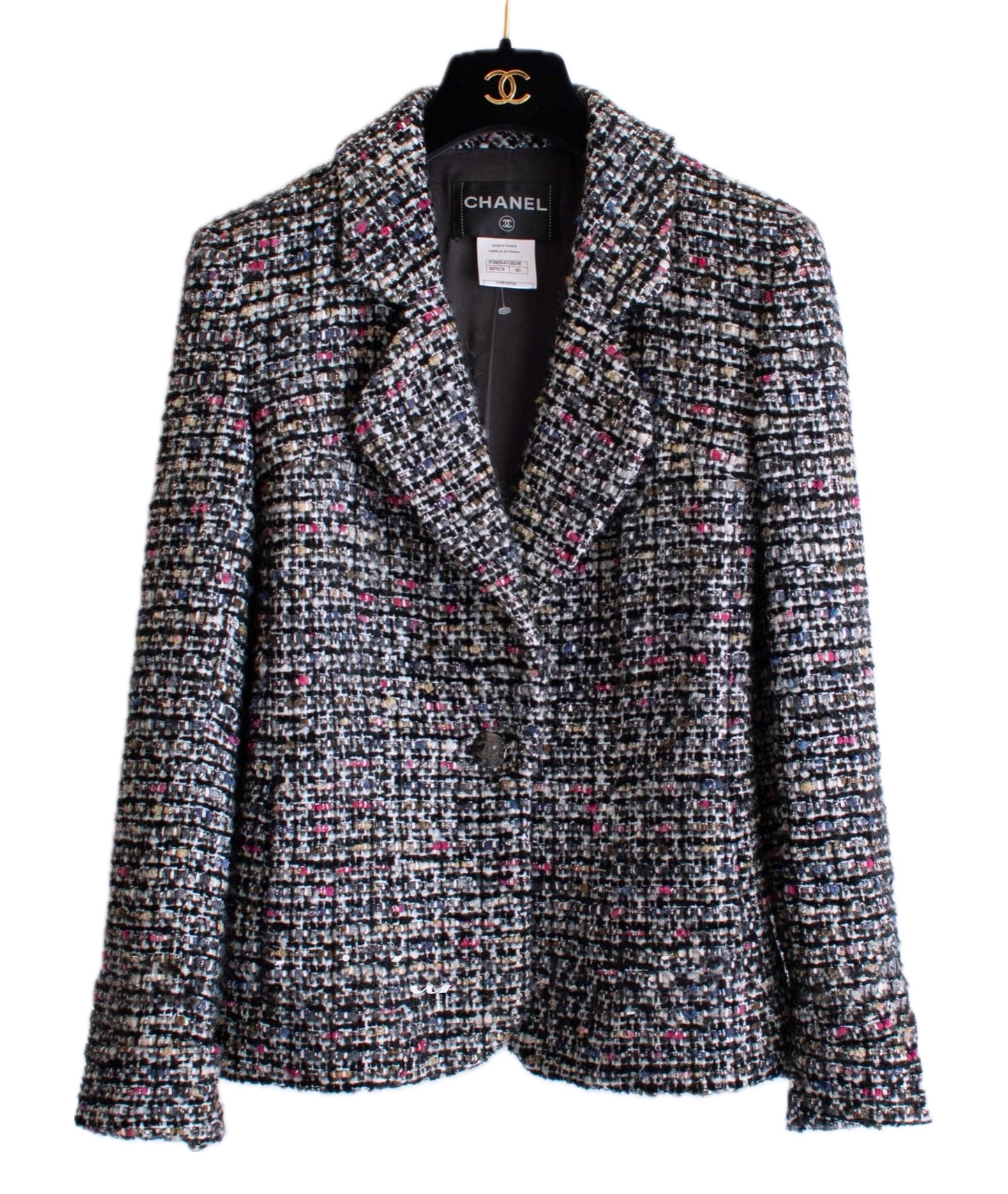 Preowned Chanel Multicoloured Lesage Tweed Jacket Size S multi