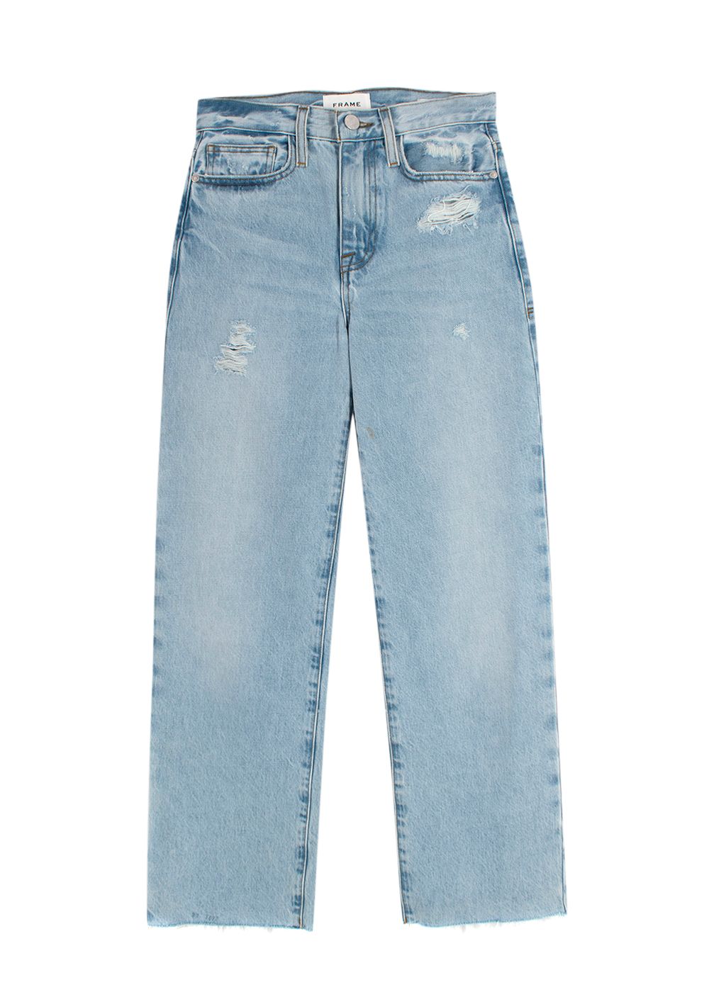 Frame Denim Le Jane Crop Jeans Size XS Blue cotton