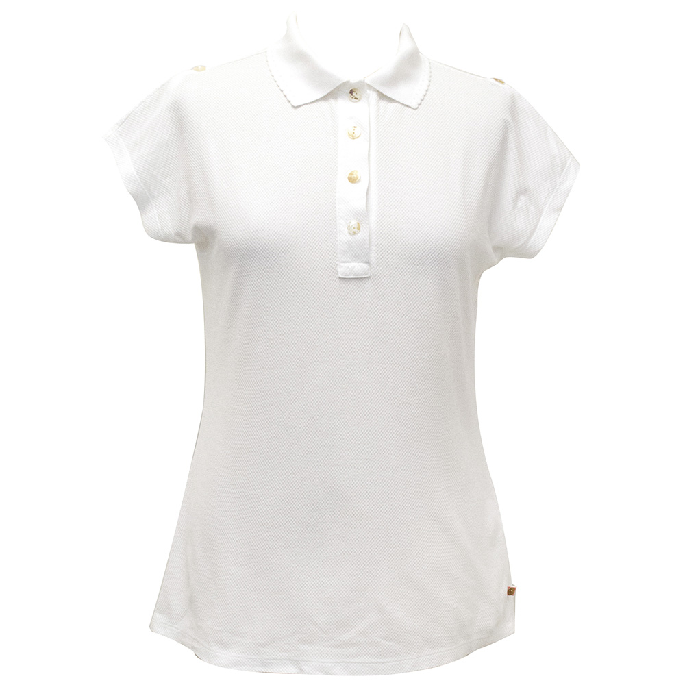 Preowned Boss Hugo Boss White Polo Shirt Size XS cotton