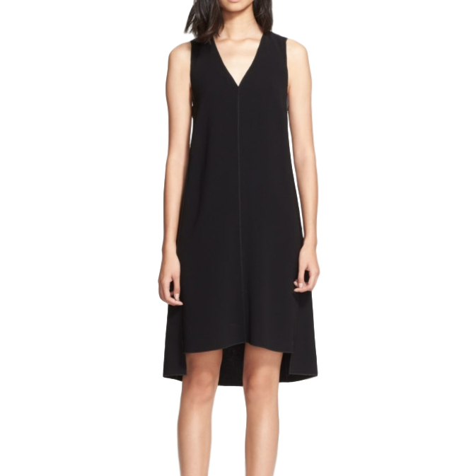 Preowned Rag  Bone Fernanda Dress Size XS Black crepe