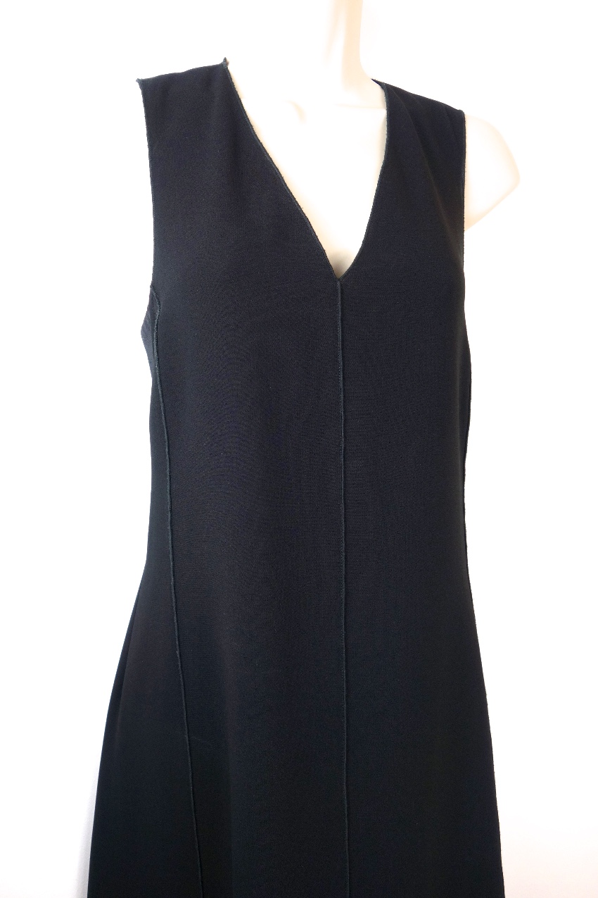 Preowned Rag  Bone Fernanda Dress Size XS Black crepe