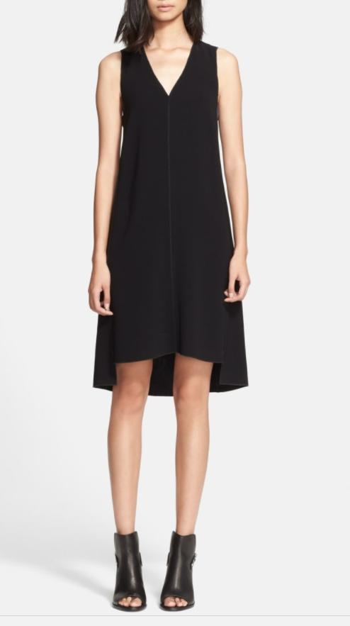 Preowned Rag  Bone Fernanda Dress Size XS Black crepe