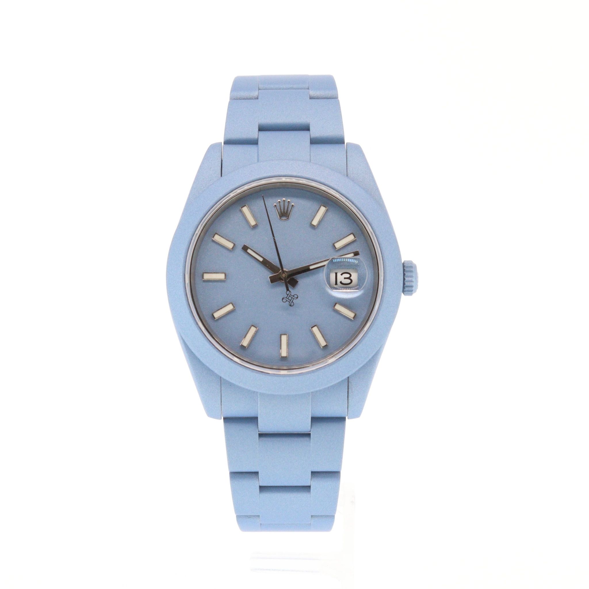 Rolex Blue 126300 41mm Datejust Watch ceramic