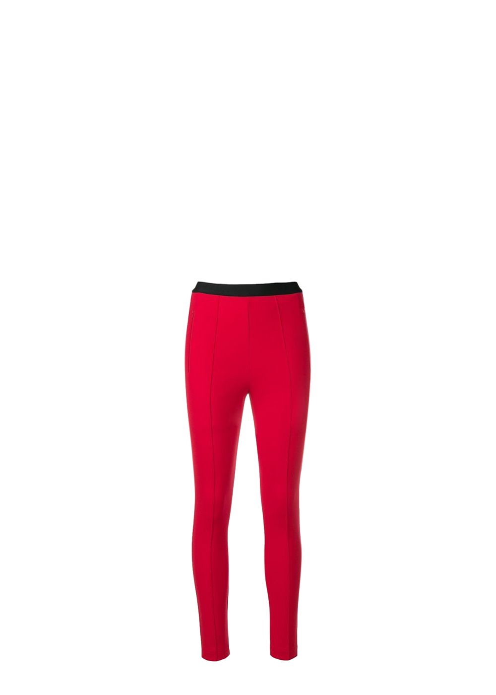 Balenciaga Red Logo Waist Leggings Size M elastane