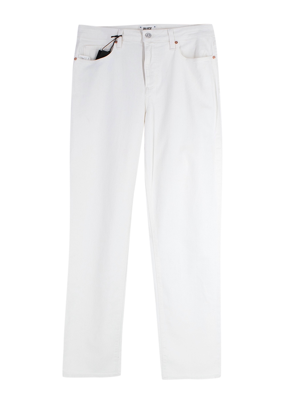 Paige Relaxed Noella White jeans Size M cotton