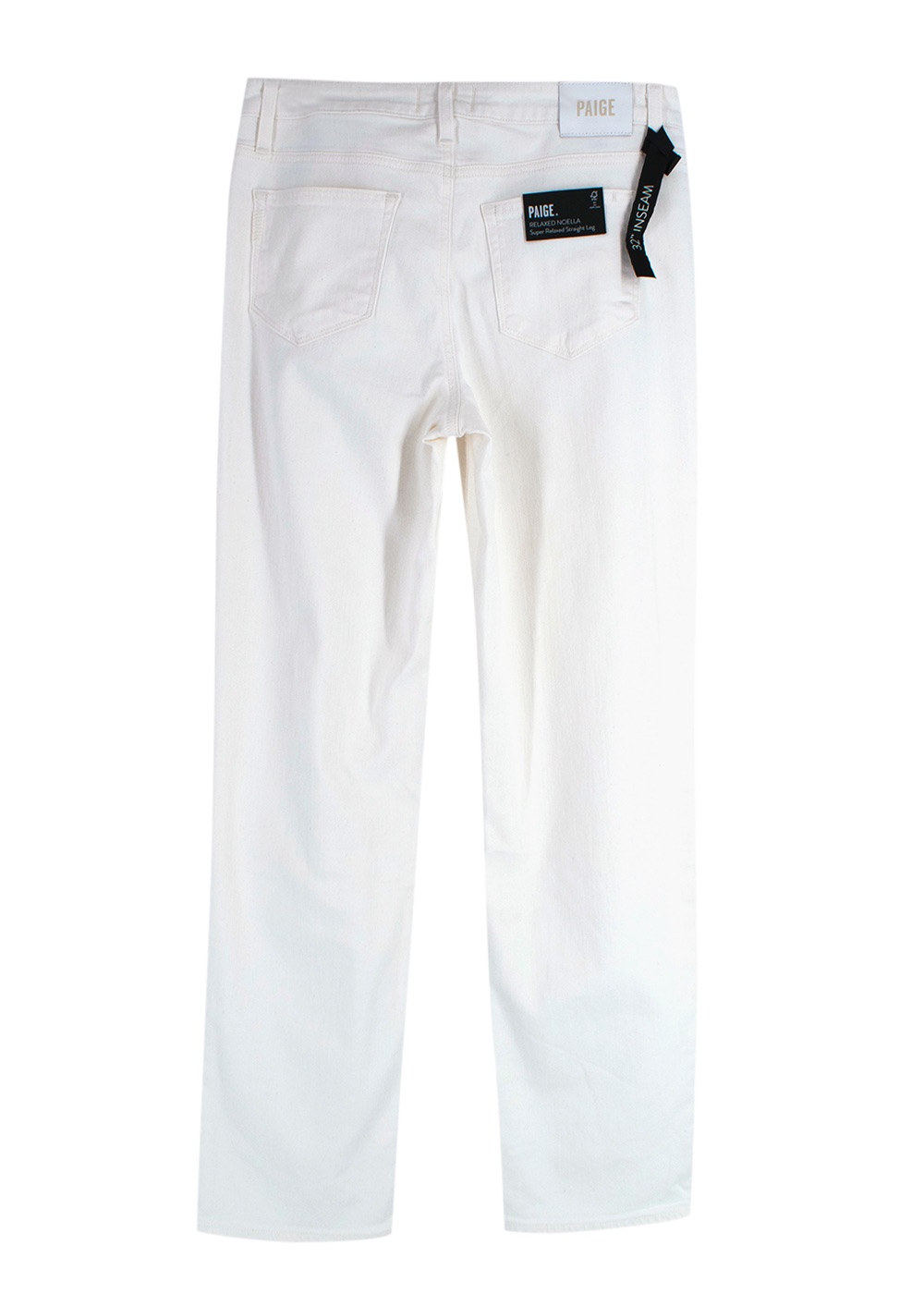 Paige Relaxed Noella White jeans Size M cotton