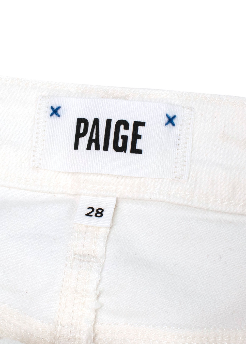 Paige Relaxed Noella White jeans Size M cotton