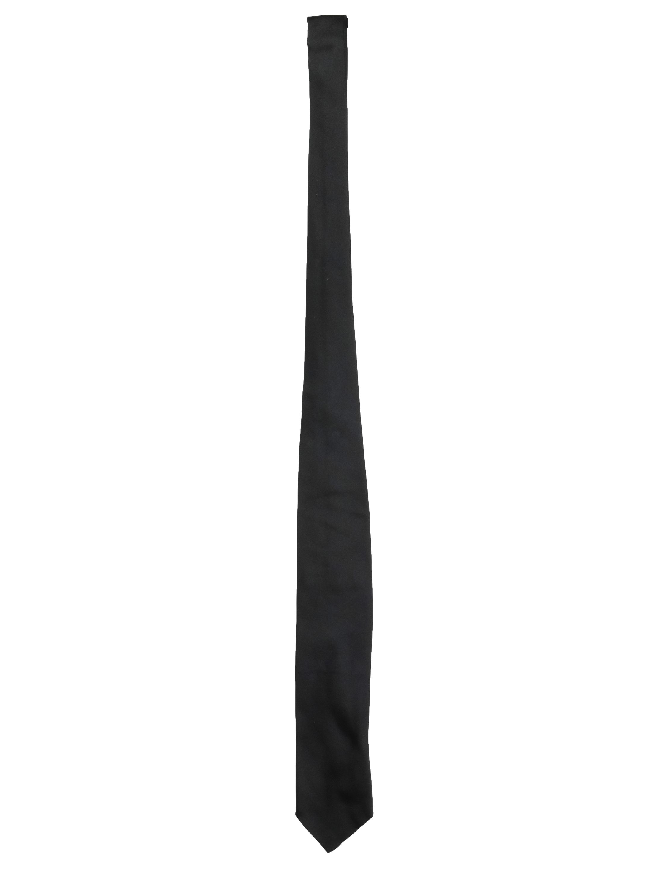 Men's Thom Sweeney Black silk-satin tie silk