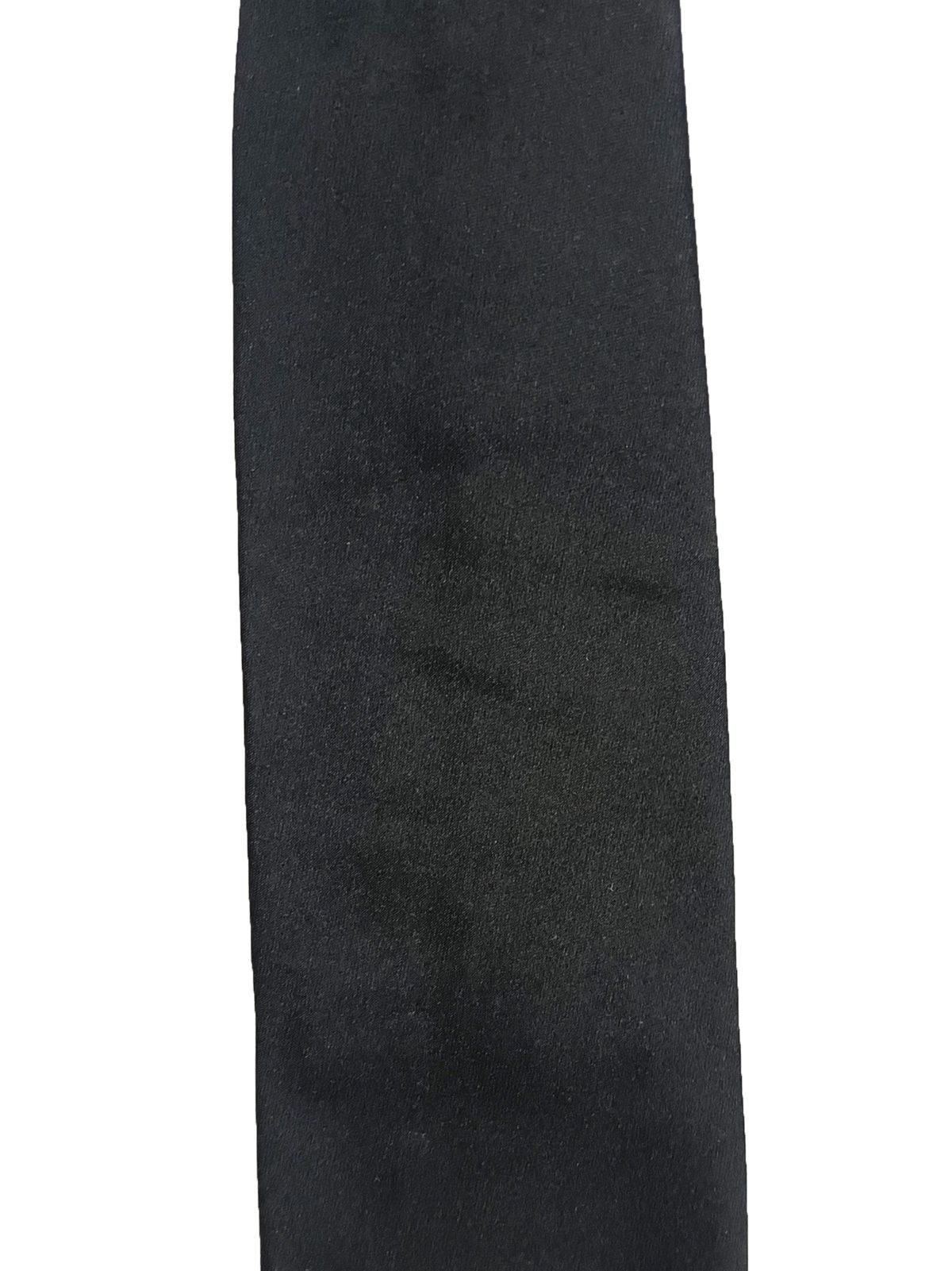 Men's Thom Sweeney Black silk-satin tie silk