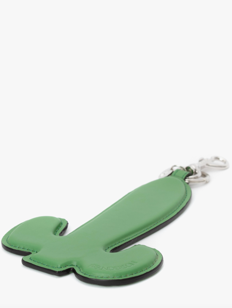 Men's JW Anderson Leather Cactus Green Keyring