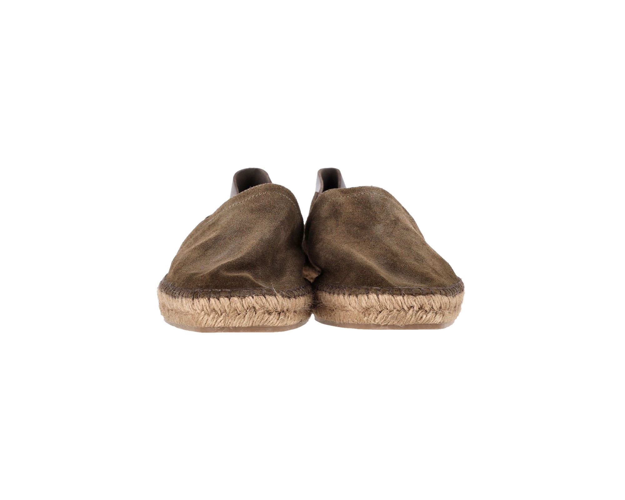 Men's Preowned Tom Ford Brown Suede Espadrilles Size 41