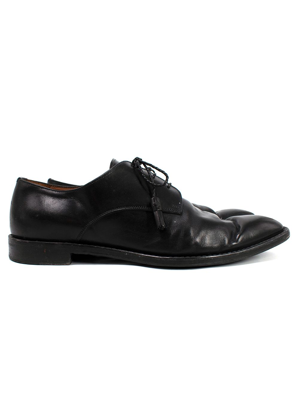 Men's Preowned Givenchy Black Leather Dress Shoes Size 44