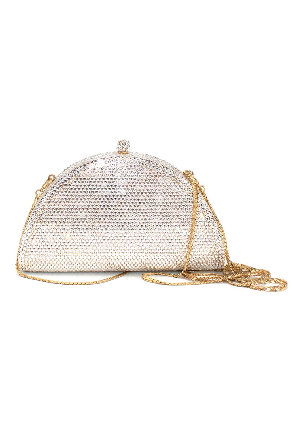 The Dorchester Crystal Embellished Clutch Bag