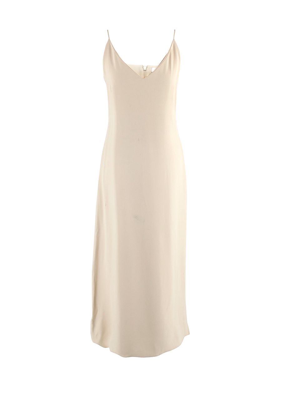 Atea Oceanie Cream Chiffon Sleeveless Dress Size XXS