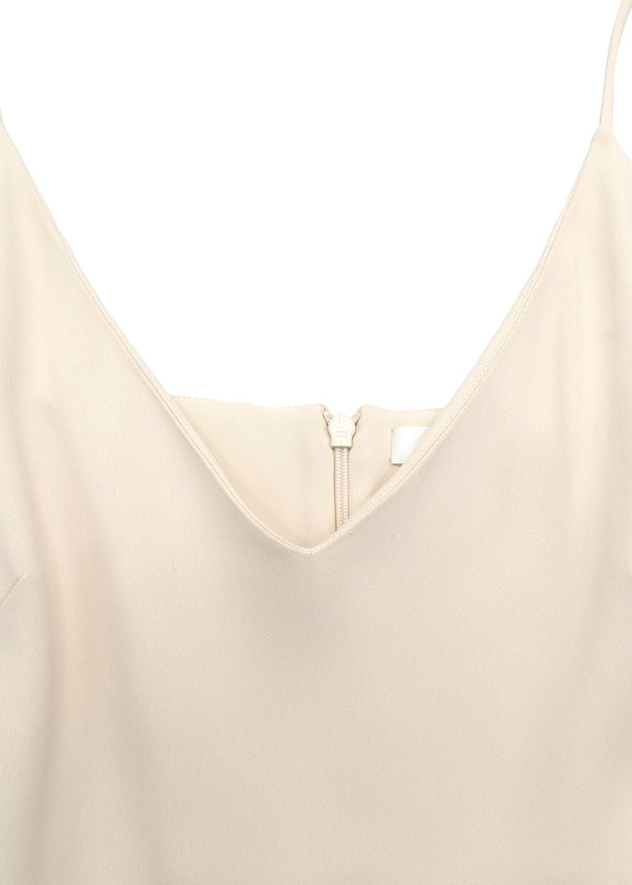 Atea Oceanie Cream Chiffon Sleeveless Dress Size XXS