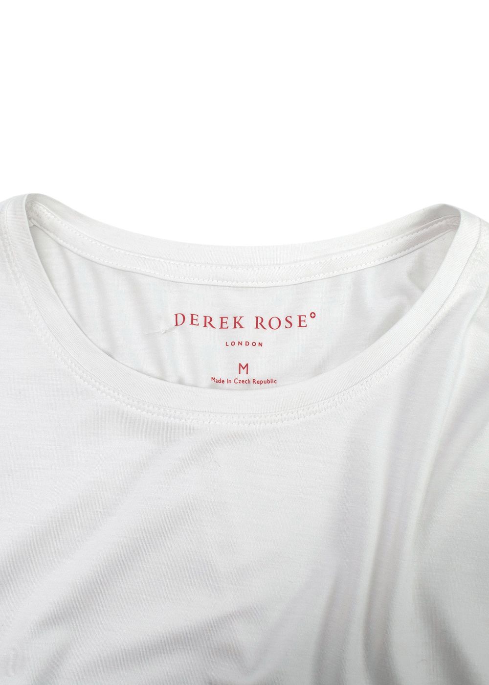 Men's Derek Rose Classic White T-shirt Size M other