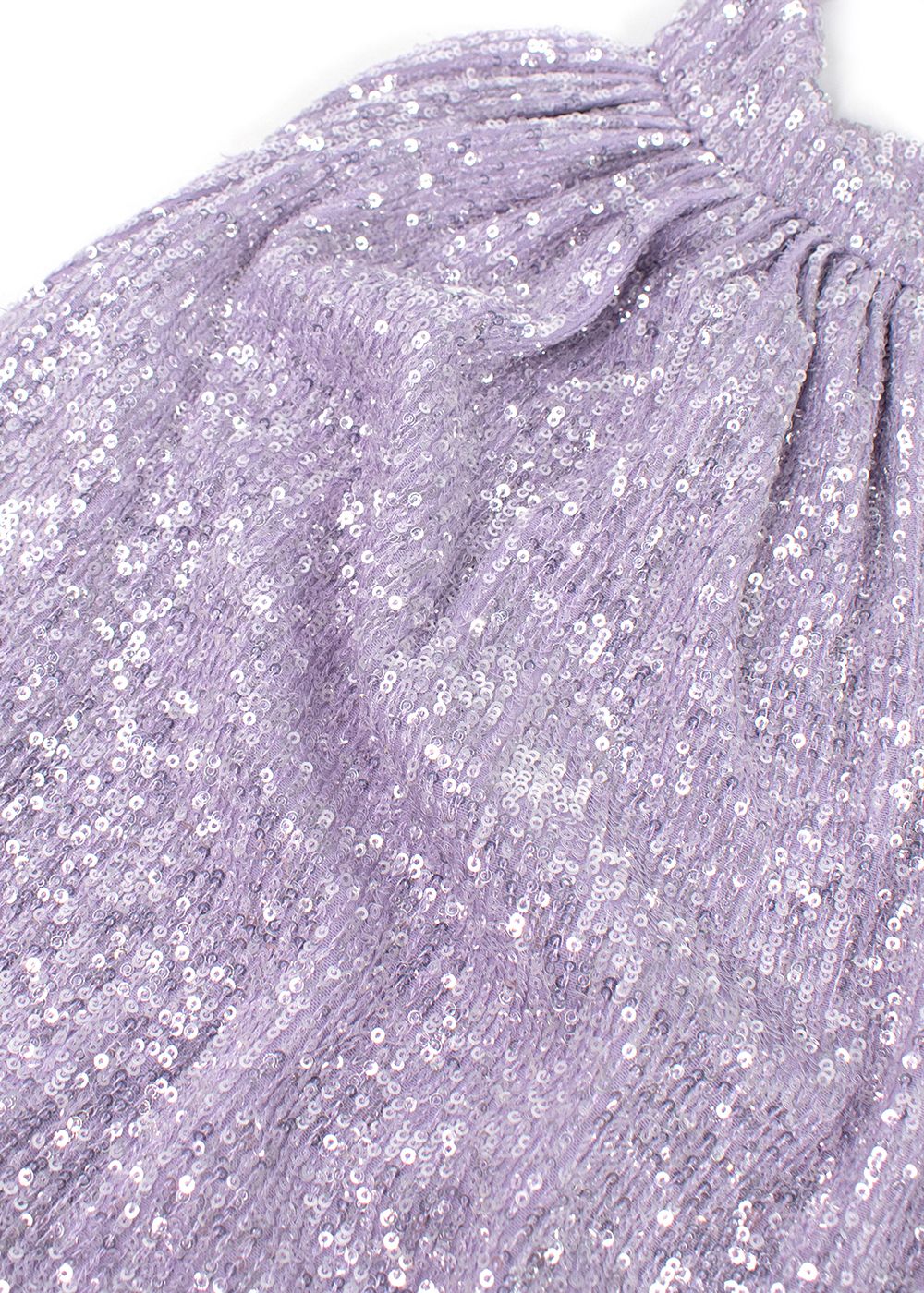 Harmur Lilac Sequin Halterneck Dress Size XS silk