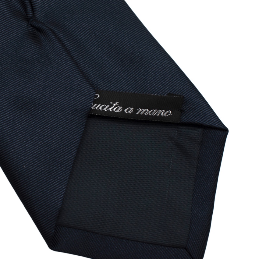 Nino Salzano Navy Silk Tie